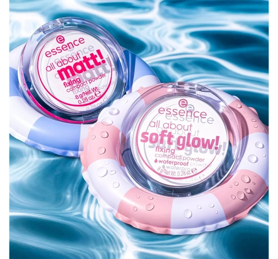 Essence All About Soft Glow! Leuchtendes Kompaktpuder 8 g
