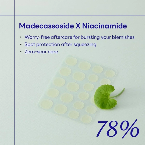 Kliknij na zdjęcie, aby je powiększyć Mediheal Derma Clear Madecassoside Blemish Spot Patch Pickel-Pflaster 44 Stück