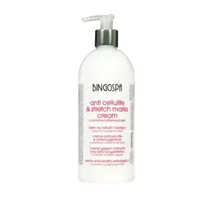 BINGOSPA Creme gegen Cellulite und Dehnungsstreifen mit L-Carnitin 500 ml