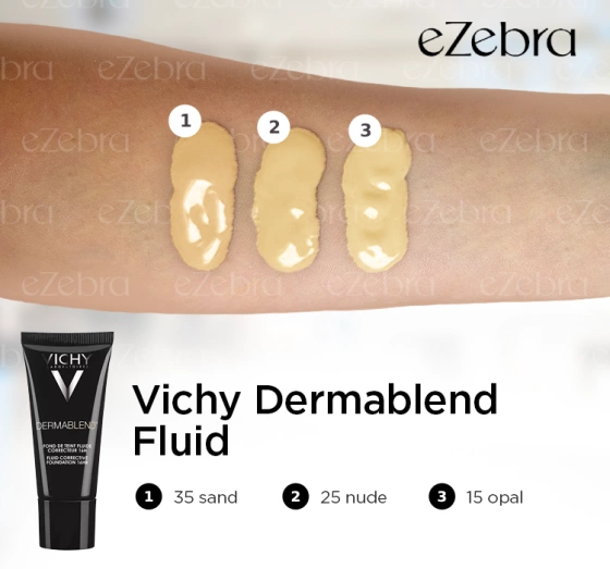 Kliknij na zdjęcie, aby je powiększyć VICHY DERMABLEND LANGANHALTENDE KORREKTURFLÜSIGKEIT 25 NUDE 30ML