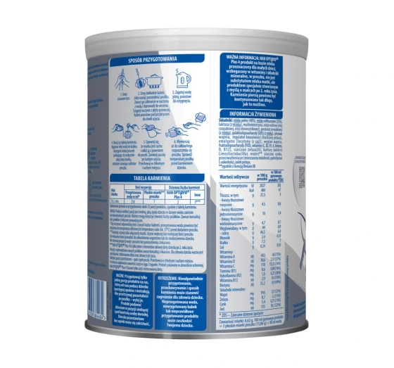 Nestle NAN Optipro Plus 4 Milchbasiertes Produkt in Pulverform nach dem 2. Lebensjahr 800g