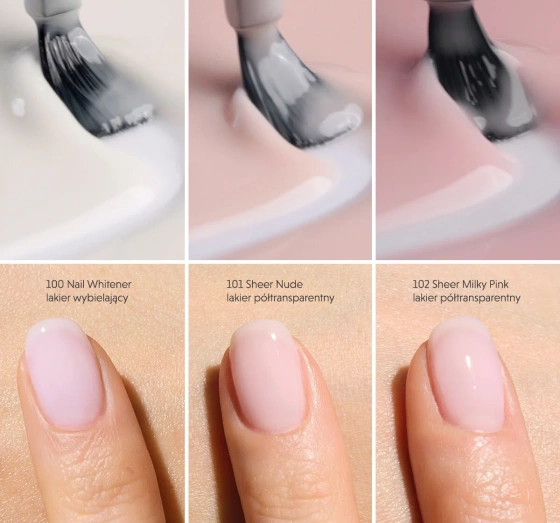 Semilac Nail Lacquer Klassischer Nagellack 102 Sheer Milky Pink 9 ml 