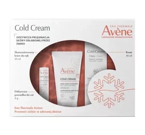 Avene Cold Cream Hautpflege-Set Gesichtscreme + Handcreme + Lippenstift