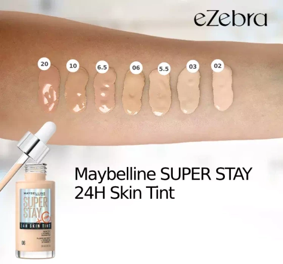MAYBELLINE SUPER STAY 24H SKIN TINT AUFHELLENDE GRUNDIERUNG 6.5 30ML