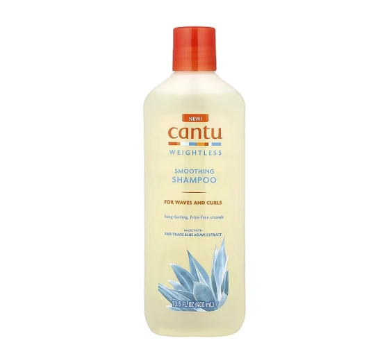 Cantu Weightless Glättendes Shampoo für lockiges und welliges Haar 400 ml