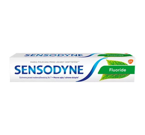 Sensodyne Fluoride Zahnpasta mit Fluorid zum Schutz vor Karies, 75 ml