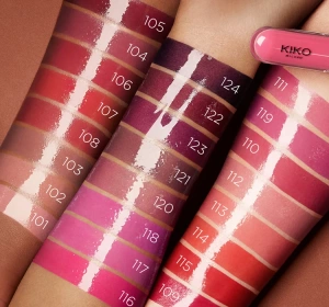 KIKO Milano Unlimited Double Touch Zweiteiliger Flüssiglippenstift 119 Rhododendron Pink 2x3ml