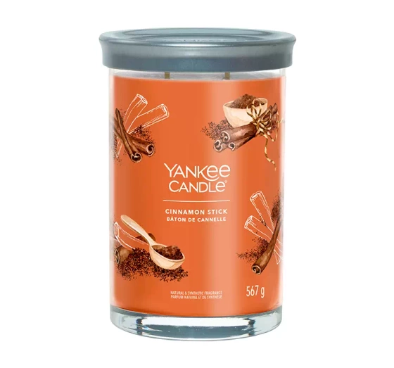 Kliknij na zdjęcie, aby je powiększyć YANKEE CANDLE SIGNATURE DUFTKERZE TUMBLER CINNAMON STICK 567G