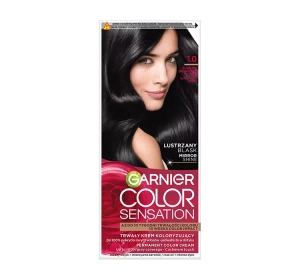 Garnier Color Sensation Dauerhaarfarbe 1,0 Tiefes Onyxschwarz