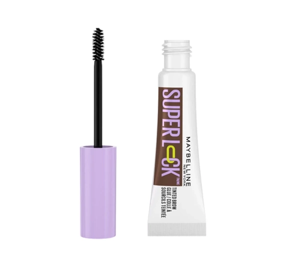 Kliknij na zdjęcie, aby je powiększyć Maybelline Super Lock Brow Glue Augenbrauengel Deep Brown 7ml