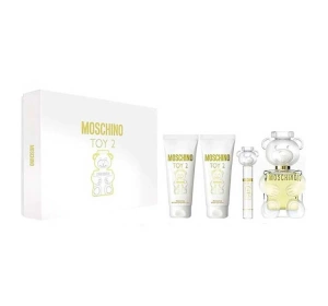 Moschino Toy 2 Eau de Parfum Spray 100 ml + 10 ml + Körperlotion 100 ml + Duschgel 100 ml