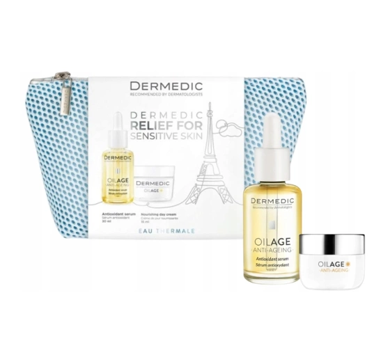 Kliknij na zdjęcie, aby je powiększyć Dermedic Oilage Gesichtspflege-Set: Serum 30ml + Creme 15ml + Kosmetiktasche