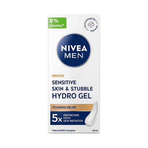Kliknij na zdjęcie, aby je powiększyć NIVEA MEN SENSITIVE CREME-GEL FÜR GESICHT UND 3-TAGE-BART 50ML