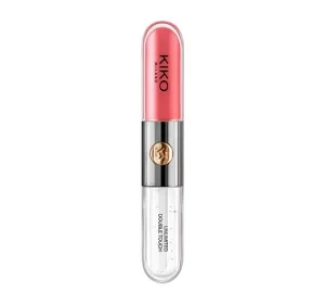 KIKO Milano Unlimited Double Touch Zweiteiliger Flüssiglippenstift 110 Spicy Rose 2x3ml
