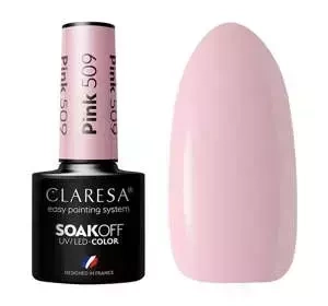 CLARESA SOAK OFF HYBRIDLACK PINK 509 5ML