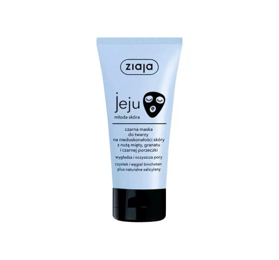 ZIAJA JEJU SCHWARZE GESICHTSMASKE 50ML