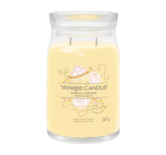 YANKEE CANDLE SIGNATURE DUFTKERZE VANILLA CUPCAKE 567G