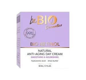 BEBIO BIO RETINOL NATÜRLICHE ANTI-AGING-GESICHTSCREME FÜR TAG 50ML