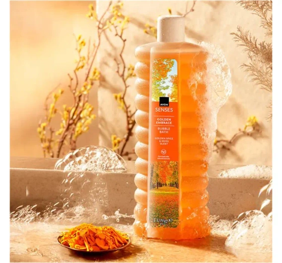 Avon Senses Badelotion Golden Embrace 1000 ml