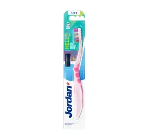 Jordan Hello Smile Zahnbürste für Mädchen ab 9 Jahren, Soft