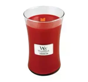 WOODWICK LARGE JAR CANDLE DUFTKERZE CINNAMON CHAI 610G