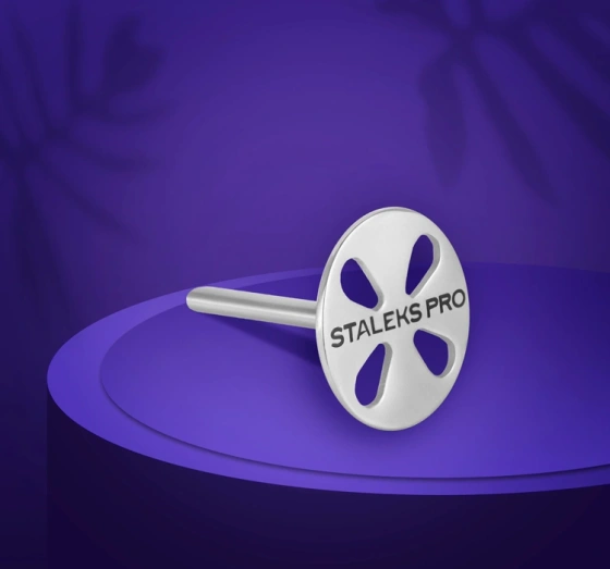 Staleks Pro Pododisc Pediküre-Scheibe + Set austauschbarer Aufsätze L/25 mm 180 grit 5 Stück