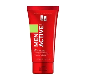 AA MEN ACTIVE CARE AFTER SHAVE GEL 3IN1 100ML