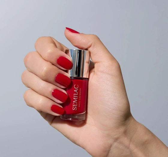 Semilac Nail Lacquer Klassischer Nagellack 110 Classic Red 9 ml 