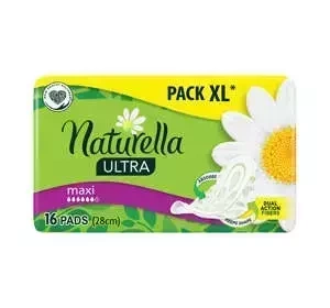 NATURELLA ULTRA MAXI 28 CM HYGIENEBINDEN MIT FLÜGELN 16 STÜCK