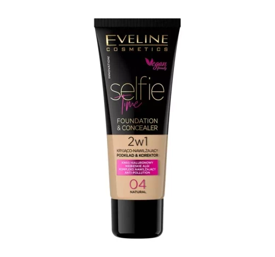 EVELINE SELFIE TIME FOUNDATION UND CONCEALER 04 NATURAL 30ML