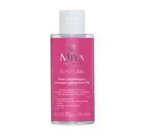 MIYA COSMETICS BEAUTY.LAB AUFHELLENDES TONIKUM MIT GLIKOLSÄURE 5% 150ML