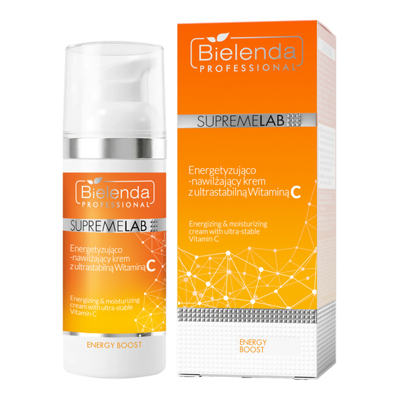 Kliknij na zdjęcie, aby je powiększyć BIELENDA PROFESSIONAL SUPREMELAB ENERGY BOOST CREME MIT VITAMIN C 50ML