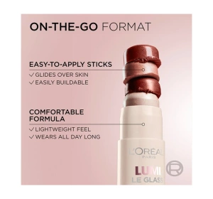 L'Oréal Paris Lumi Le Glow Highlighter-Stick 630 Glowy Creme Chic 6,5g