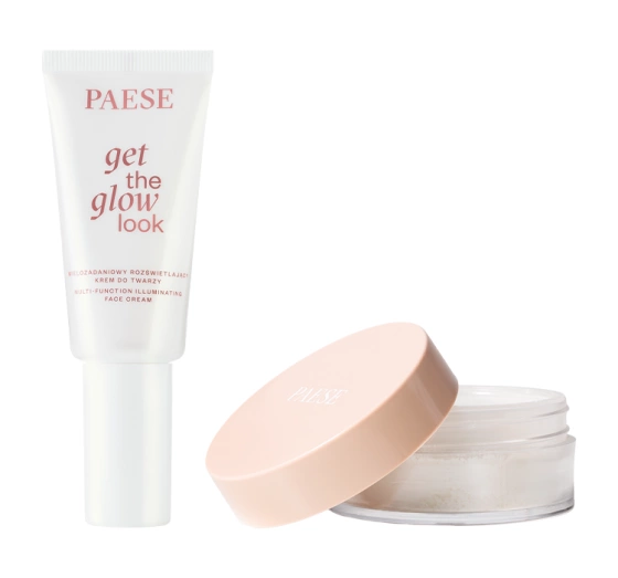 Paese All About The Base 02 Make-up-Geschenkset Creme-Basis Get The Glow Look 30 ml + Reispuder 10 g