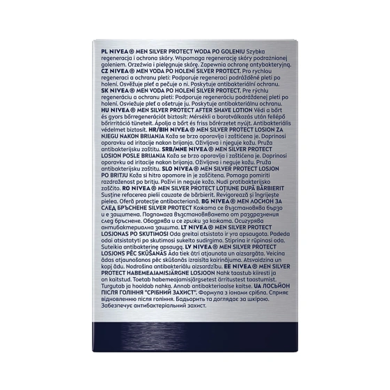 NIVEA MEN Silver Protect After Shave Lotion – Rasierwasser für Männer, 100 ml
