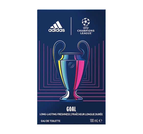 Kliknij na zdjęcie, aby je powiększyć Adidas UEFA Champions League Goal Eau de Toilette Spray 100ml