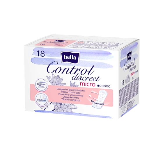Bella Control Discreet Urologische Einlagen Micro 18 Stück