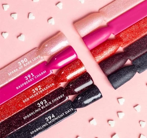 SEMILAC HYBRIDLACK LOVE IS IN THE NAILS 394 SPARKLING MIDNIGHT DATE 7ML