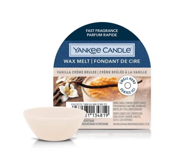 Kliknij na zdjęcie, aby je powiększyć Yankee Candle Duftwachs Vanilla Crème Brulee 22 g