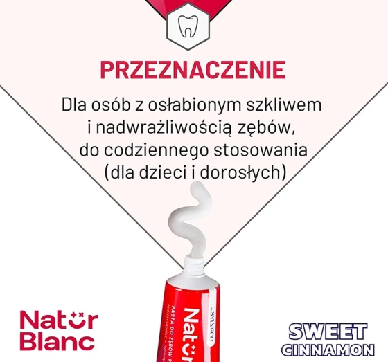 Sylveco Natur Blanc Remineralisierende Zahnpasta Sweet Cinnamon 100ml