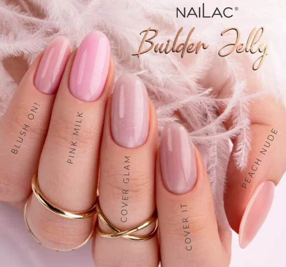 NAILAC BUILDER JELLY AUFBAUGEL BLUSH ON 15G