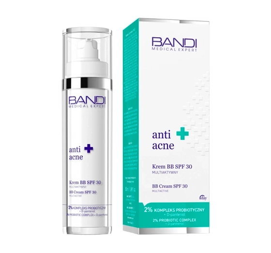Kliknij na zdjęcie, aby je powiększyć Bandi Medical Anti Akne multiaktive BB Creme 50ml