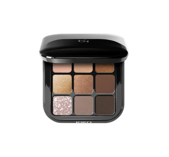 KIKO Milano Glamour Multi Finish Mini Lidschattenpalette 01 Earth Tones 2,5g