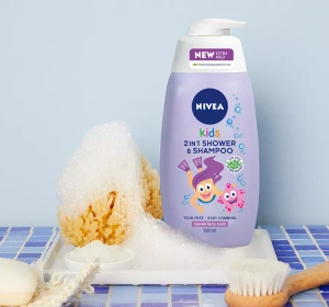 NIVEA KIDS 3 IN 1 SHOWER & SZAMPOO DUSCHGEL UND SHAMPOO BERRY 500ML