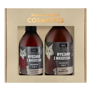 LaQ Ryszard z Bieszczad Geschenkset für Männer Duschgel 8in1 500 ml + Shampoo 300 ml