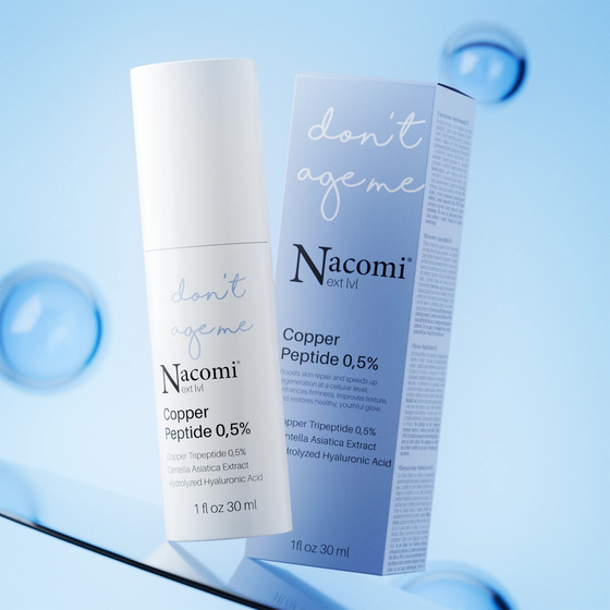 Nacomi Next Level Gesichtsserum mit Kupferpeptid 0,5% 30 ml