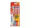 Jordan Total Clean 4er-Pack Zahnbürsten, Soft