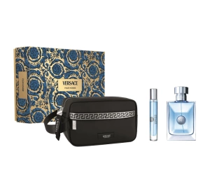 VERSACE POUR HOMME EDT SPRAY 100ML + 10ML + KOSMETIKTASCHE SET