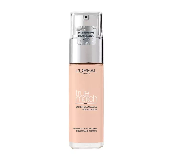 LOREAL TRUE MATCH SUPER-BLENDABLE FOUNDATION N0.5 PORCELAIN 30ML