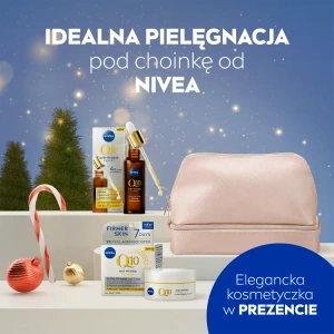 NIVEA Q10 Elegance Gesichtspflegeset Tagescreme SPF15 + Serum + Kosmetiktasche